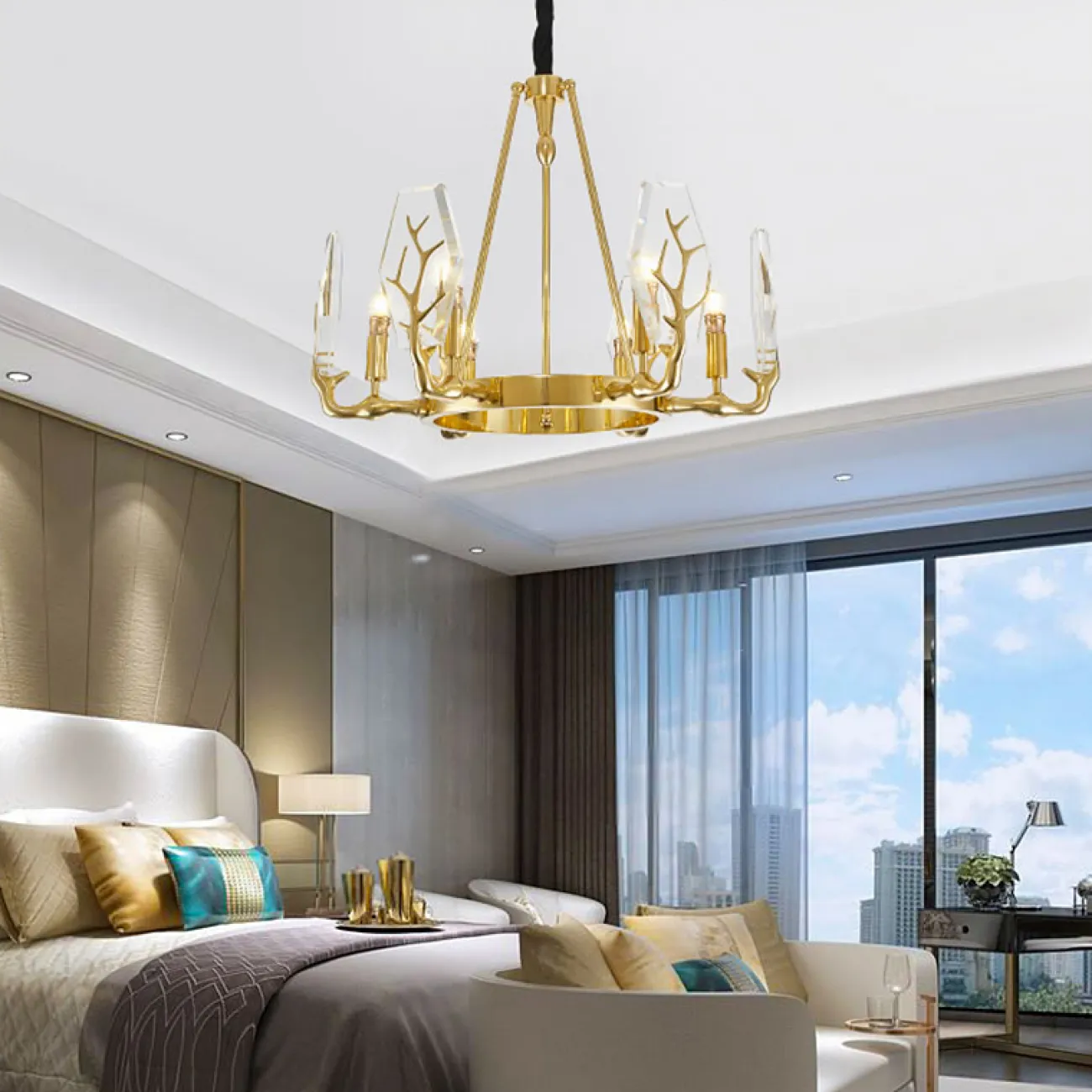 Подвесная кольцевая люстра PRIME D85 от ImperiumLoft