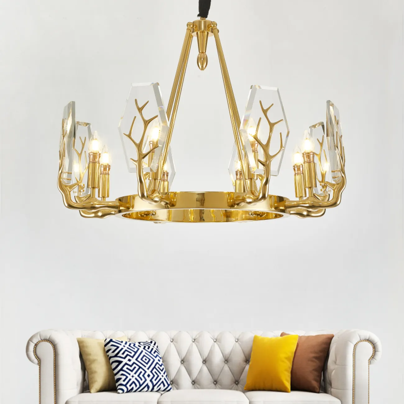 Подвесная кольцевая люстра PRIME D60 от ImperiumLoft