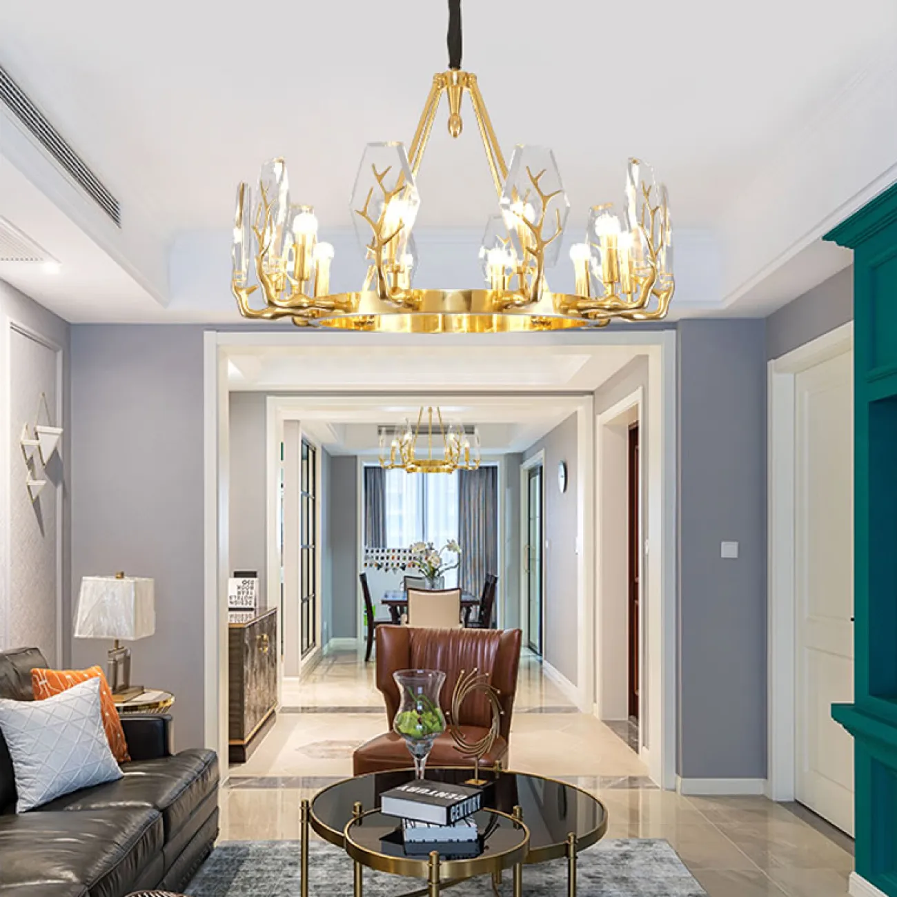 Подвесная кольцевая люстра PRIME D60 от ImperiumLoft