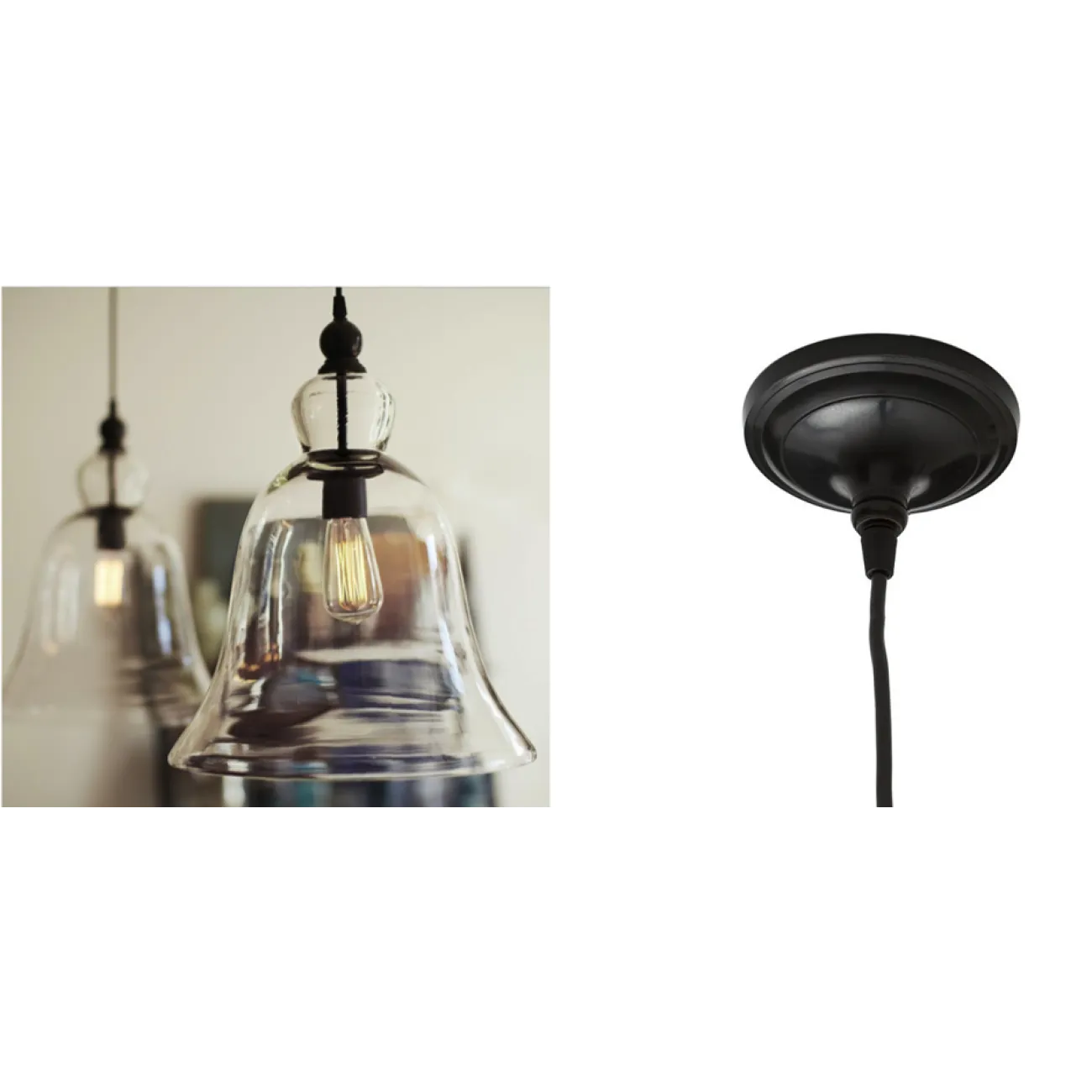 Подвесной светильник колокольчик Glass bluebell от LaLume Подвесной светильник колокольчик Glass bluebell от LaLume