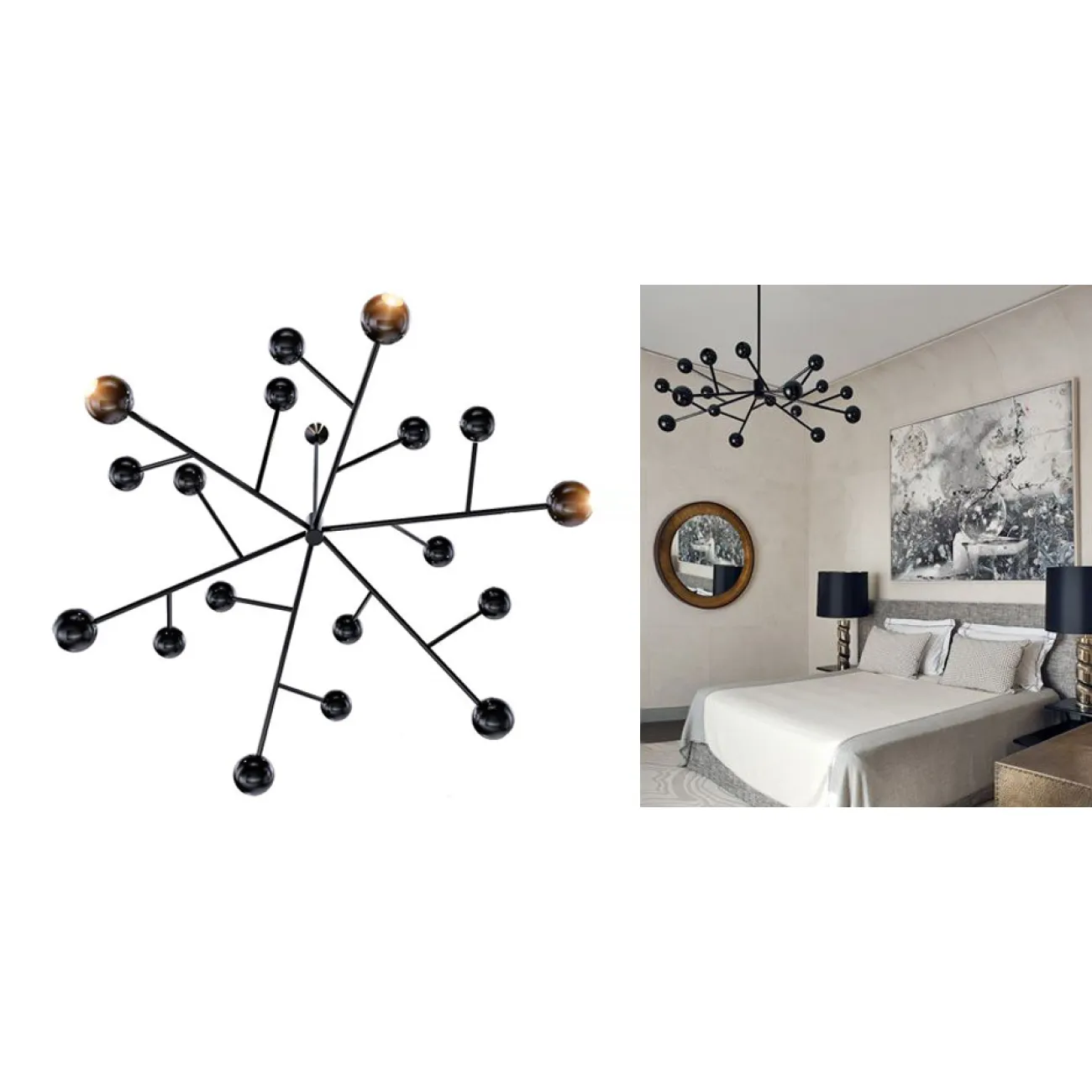 Люстра Last Night black designed by Damien Langlois-Meurinne от LaLume Люстра Last Night black designed by Damien Langlois-Meurinne от LaLume