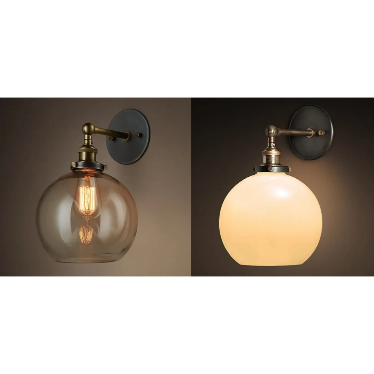 Бра Loft Clear Glass Sphere Cloche от LaLume