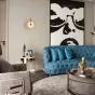 Настенный светильник с рассеивателем в виде алебастрового диска LAMBERT B WALL