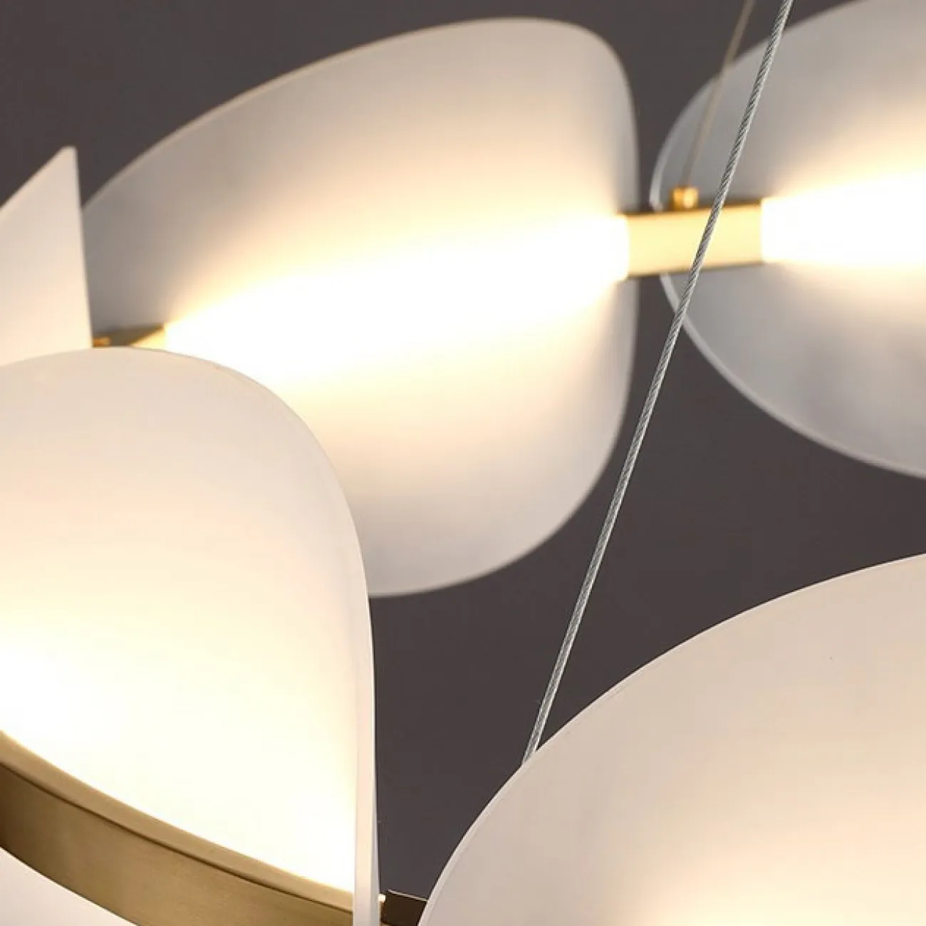 Подвесная люстра KEARNEY D80 Gold от ImperiumLoft