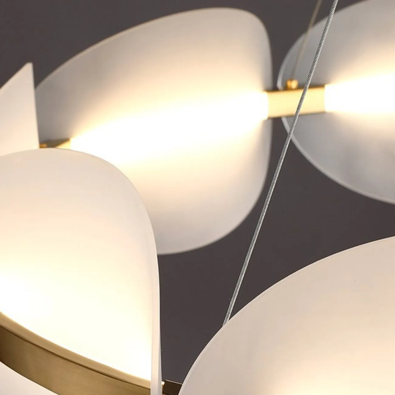 Подвесная люстра KEARNEY D56 White от ImperiumLoft