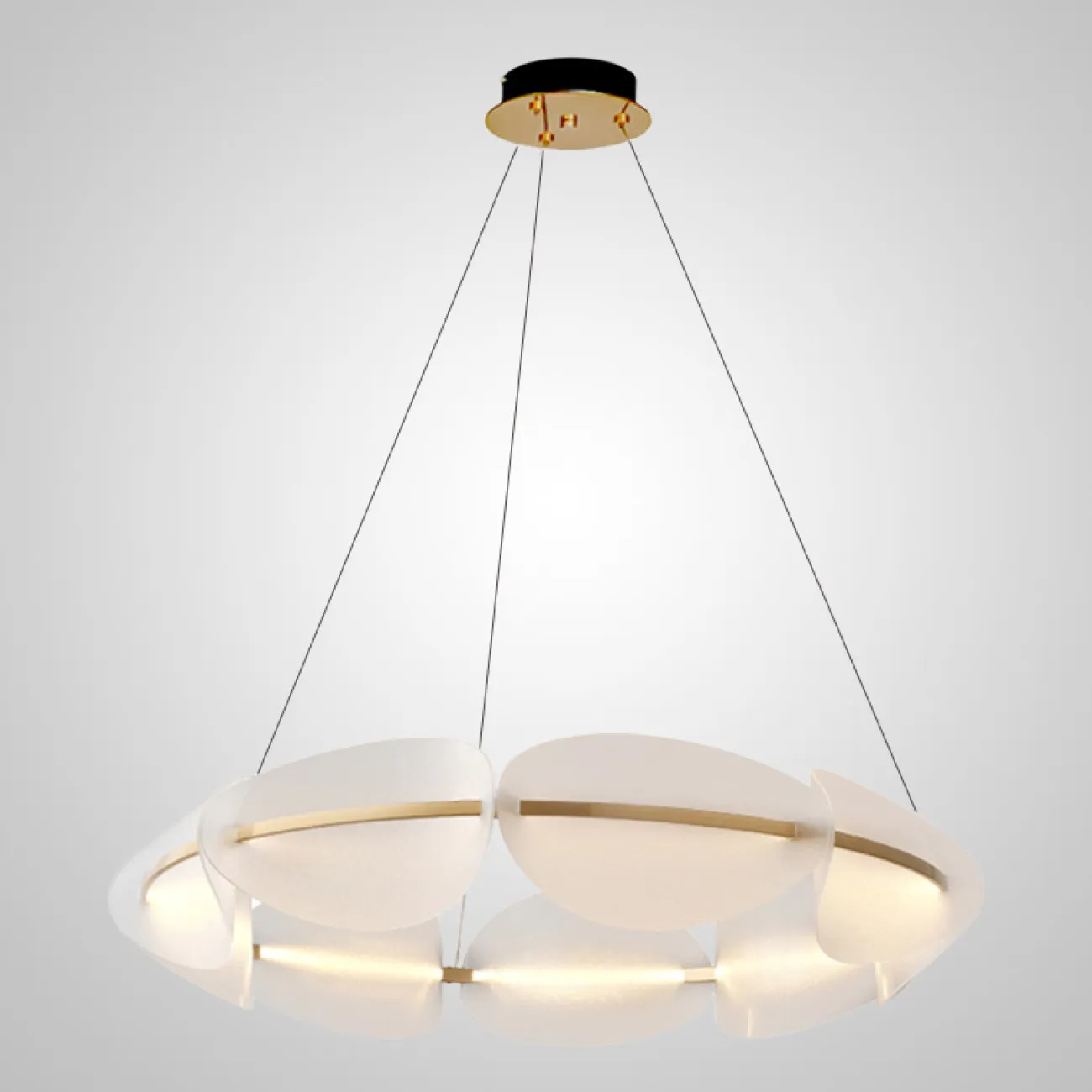 Подвесная люстра KEARNEY D56 White от ImperiumLoft