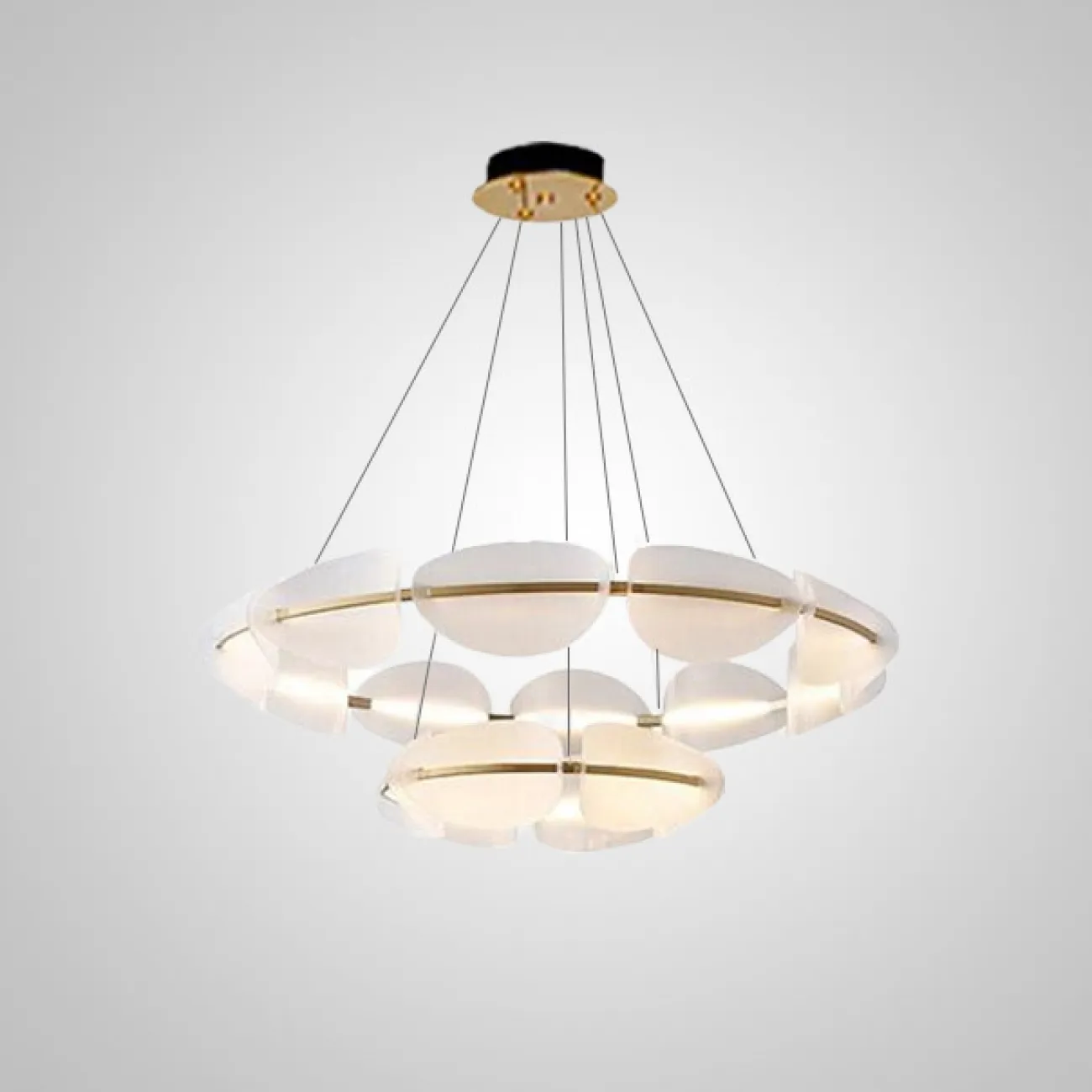 Подвесная люстра KEARNEY D80 Gold от ImperiumLoft