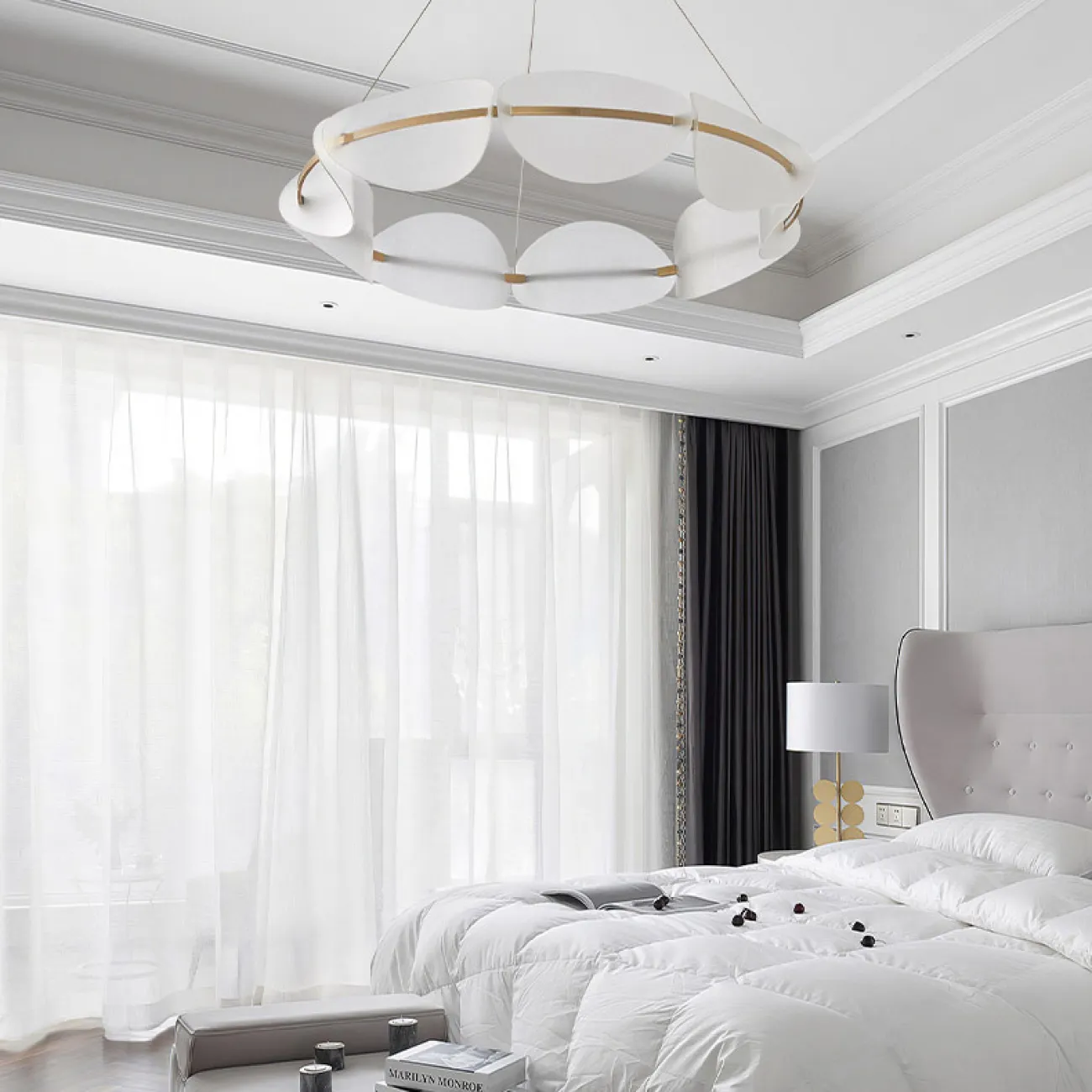 Подвесная люстра KEARNEY D80 Gold от ImperiumLoft