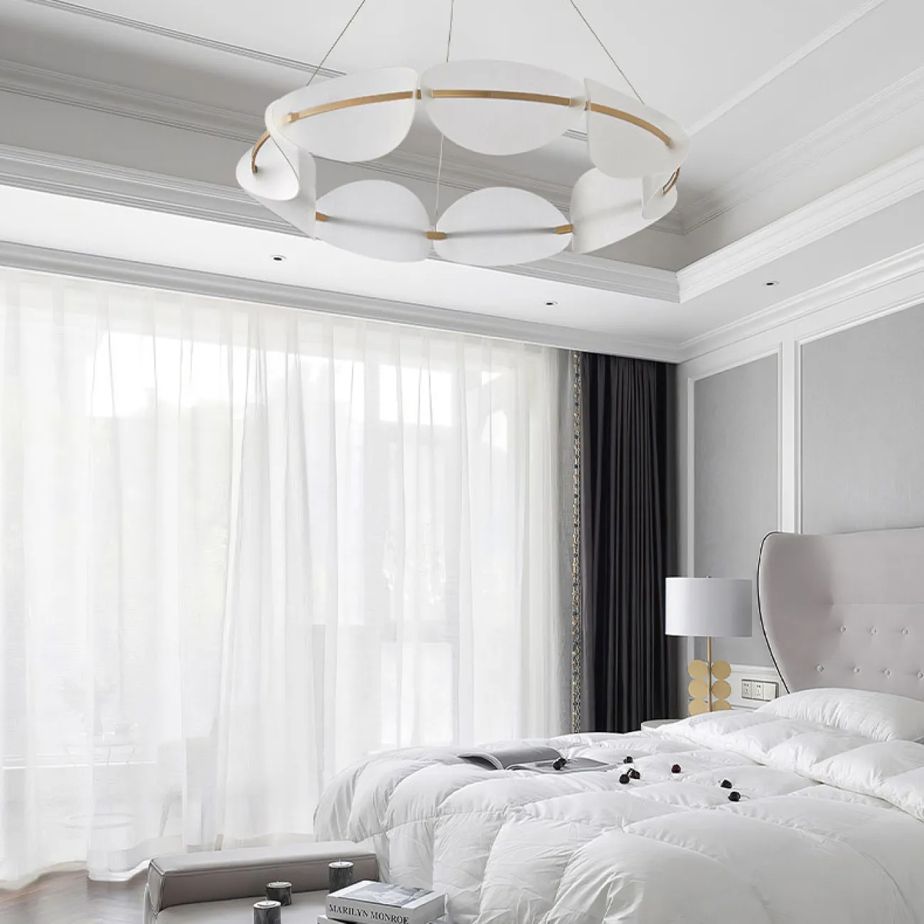 Подвесная люстра KEARNEY D56 White от ImperiumLoft