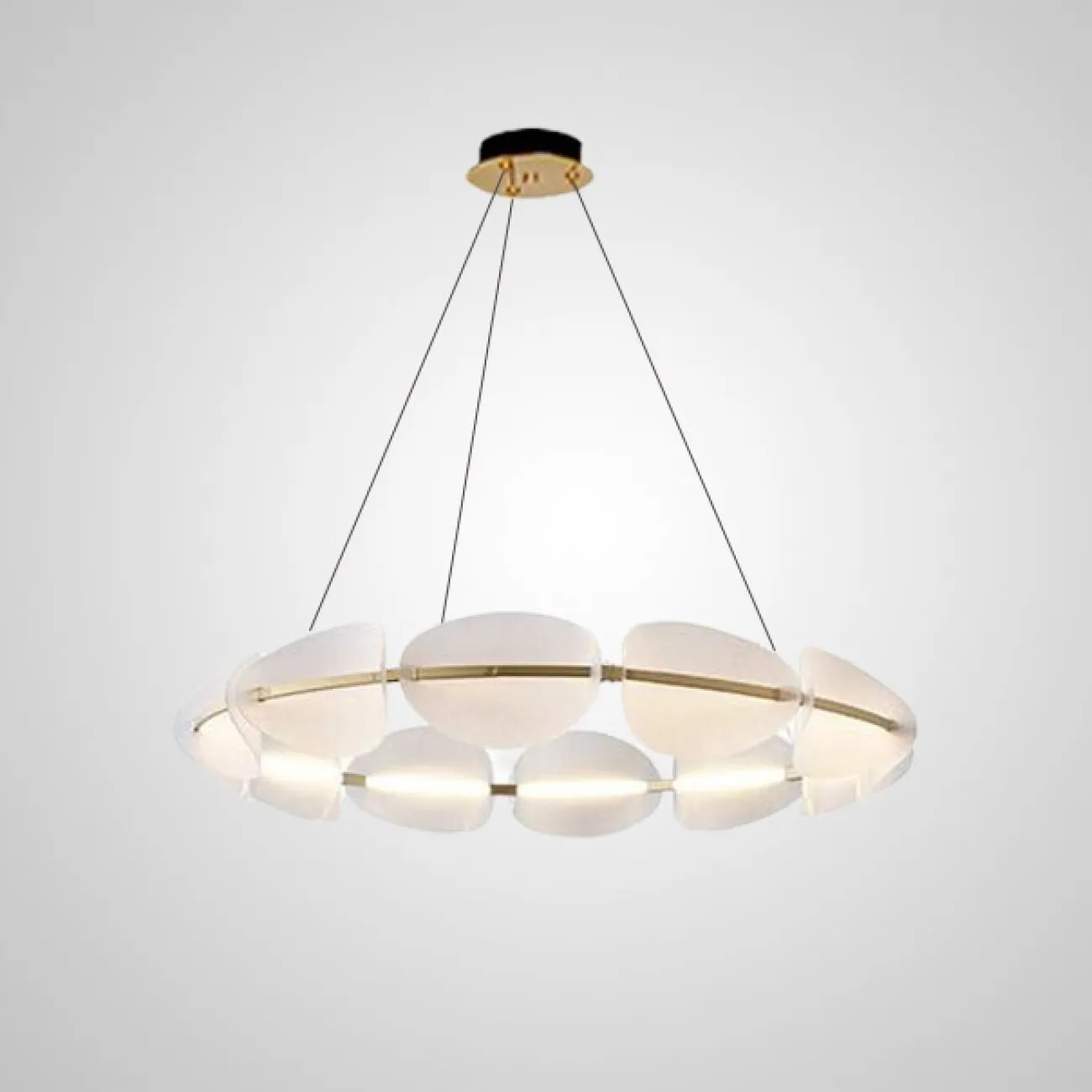 Подвесная люстра KEARNEY D80 Gold от ImperiumLoft