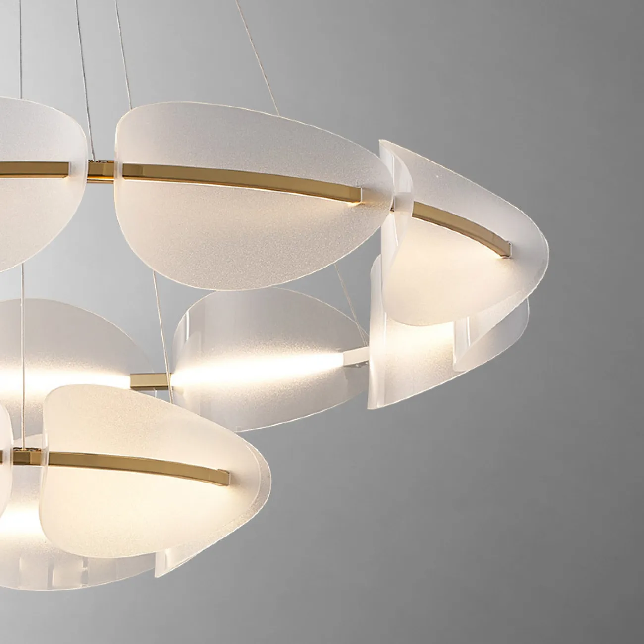 Подвесная люстра KEARNEY D80 Gold от ImperiumLoft