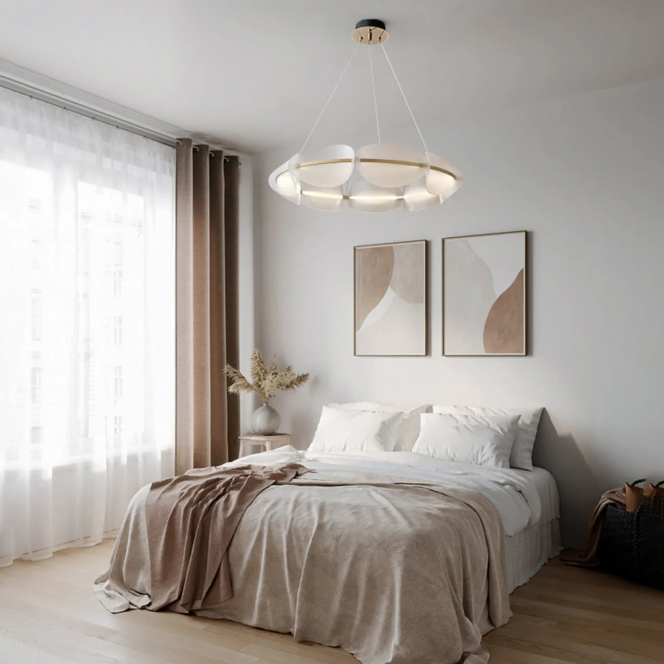 Подвесная люстра KEARNEY D80 Gold от ImperiumLoft