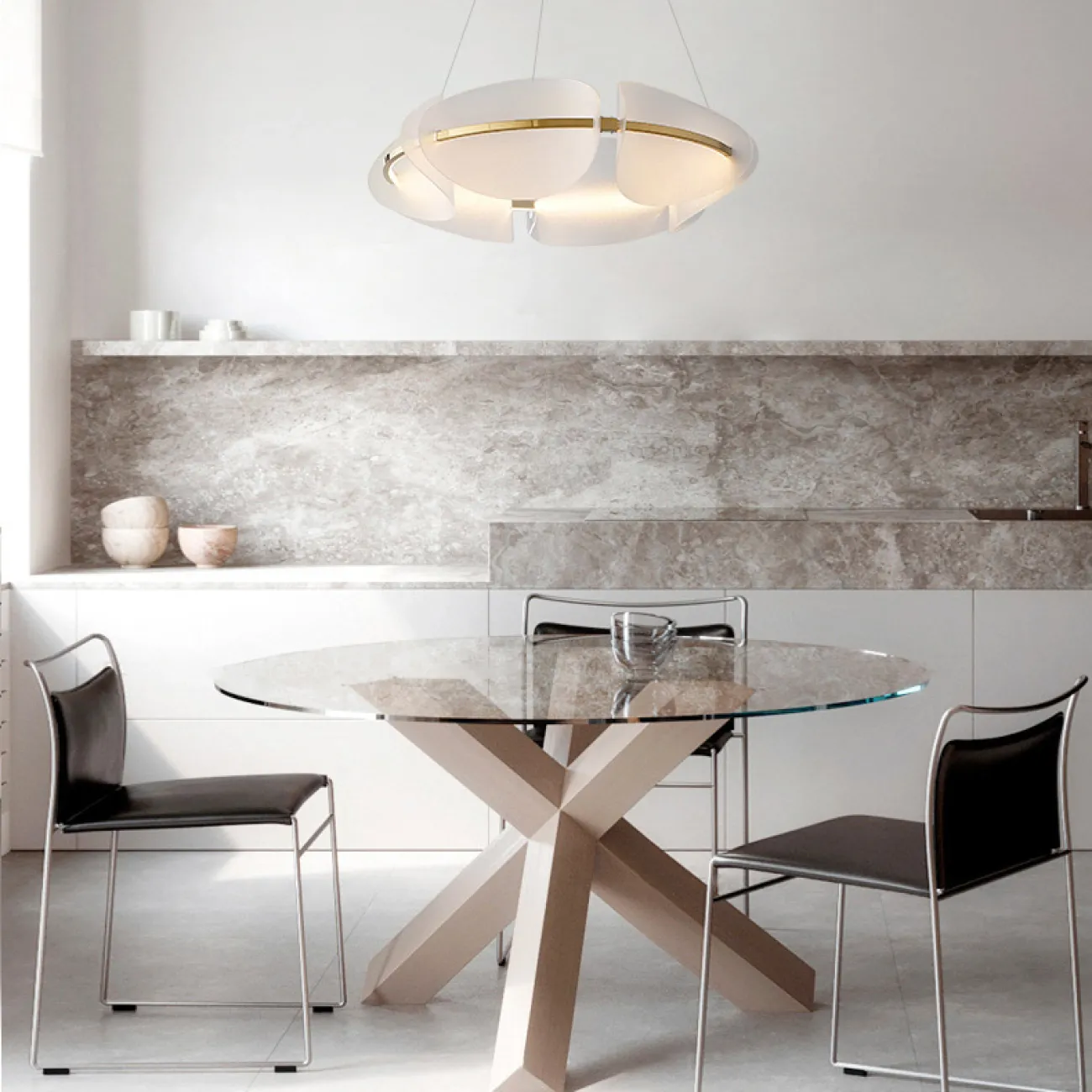 Подвесная люстра KEARNEY D56 White от ImperiumLoft