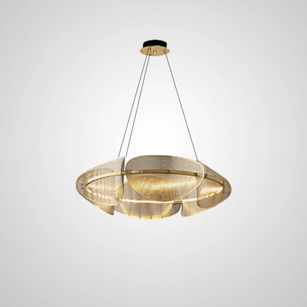 Подвесная люстра KEARNEY D80 Gold от ImperiumLoft
