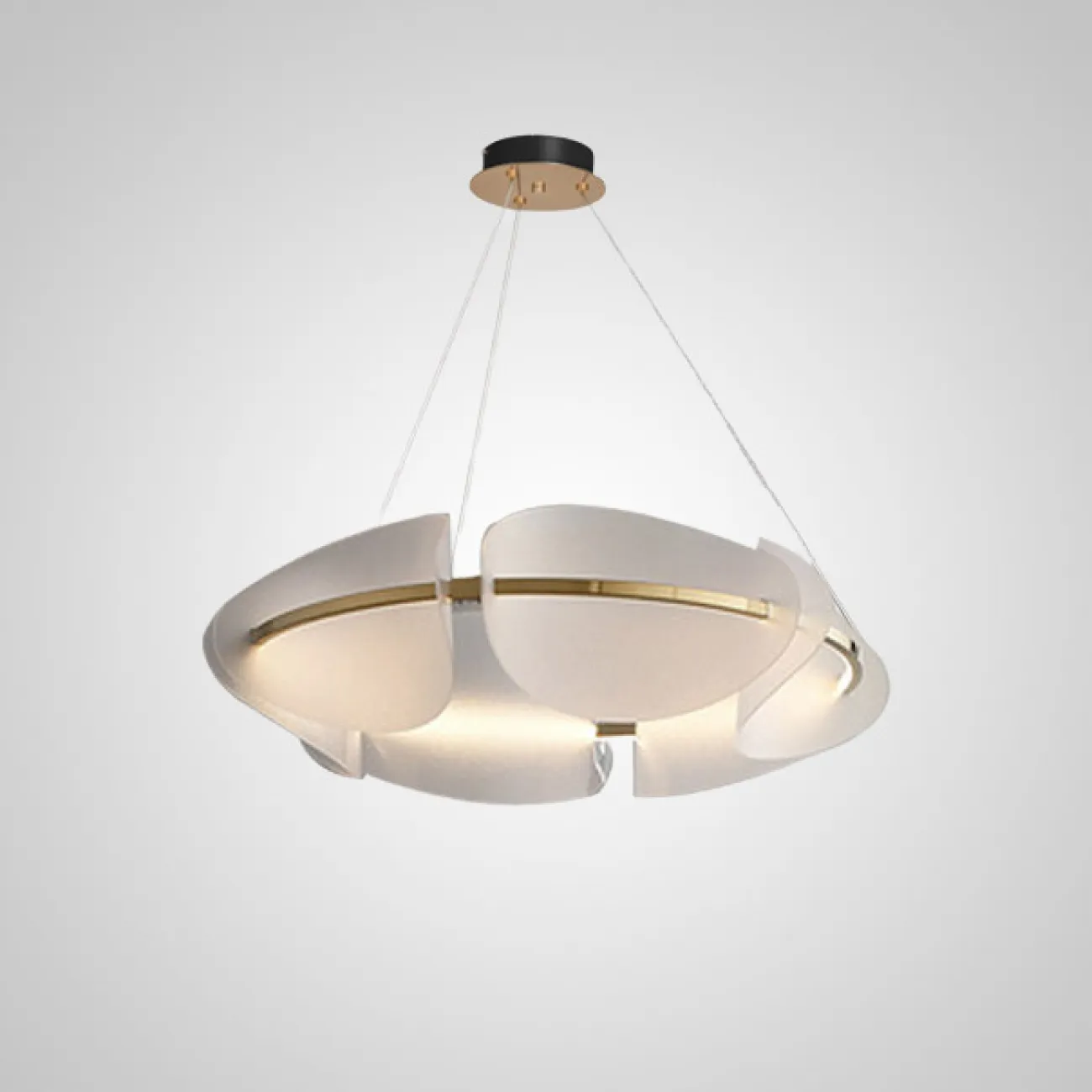 Подвесная люстра KEARNEY D80 Gold от ImperiumLoft