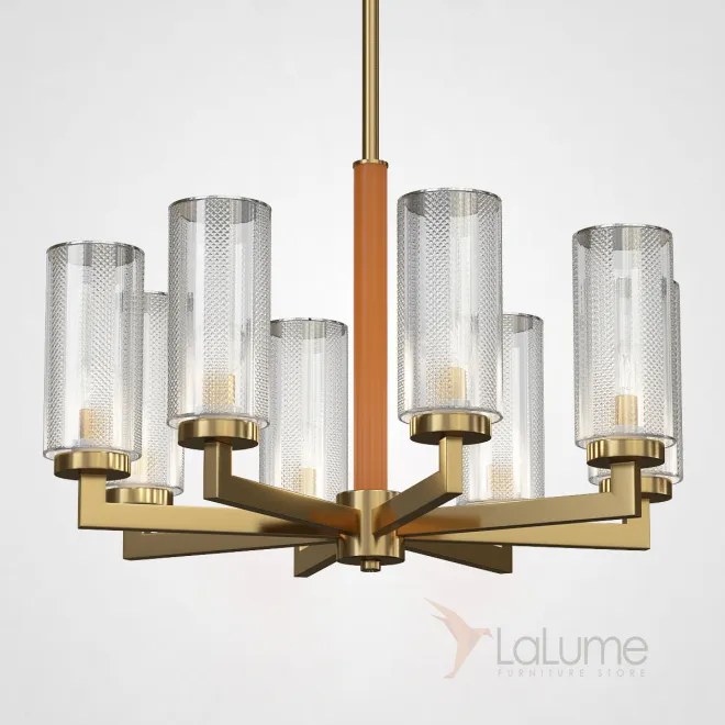 Потолочная люстра ADELEINE L8 Brown от ImperiumLoft