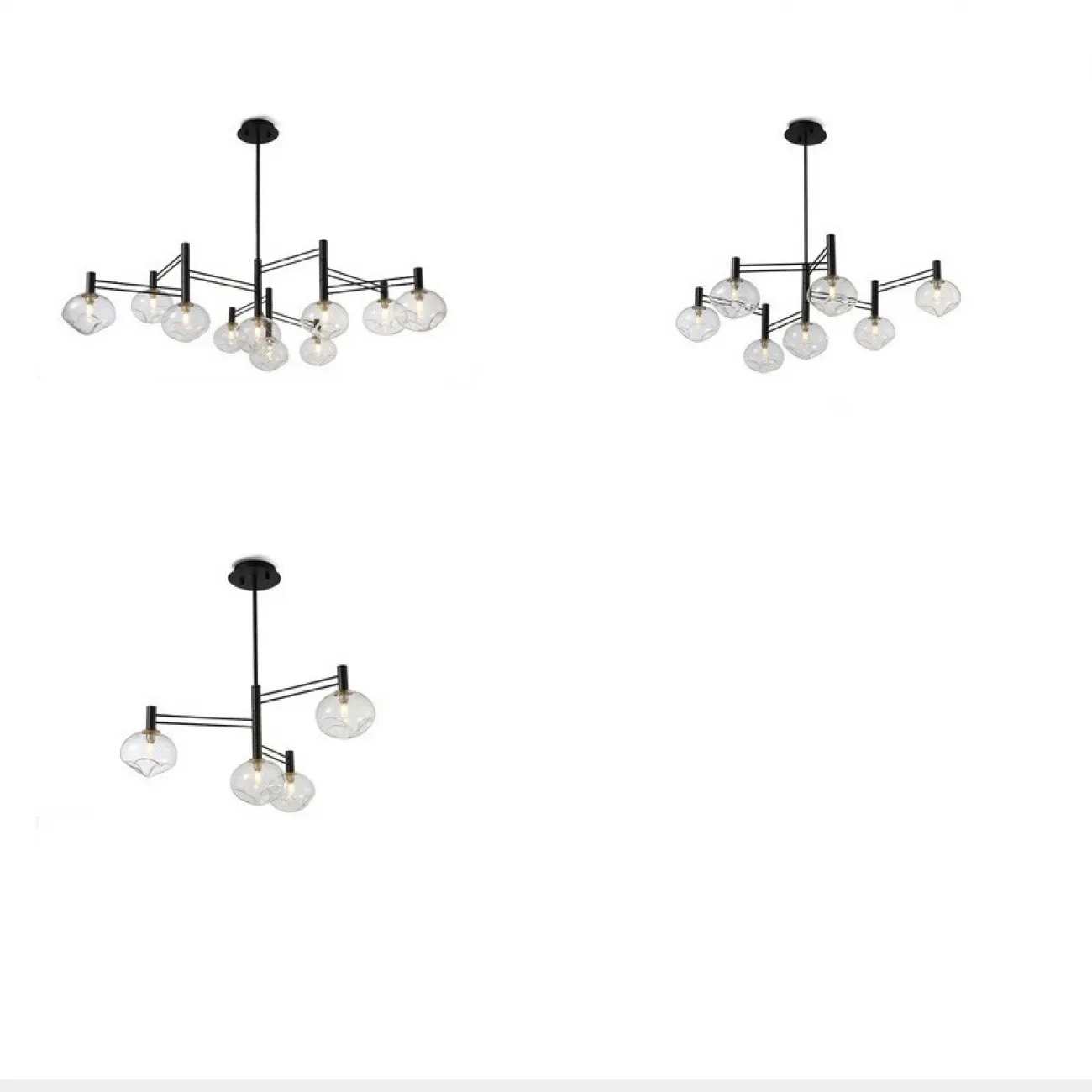 Подвесная люстра TEMPER L4 White от ImperiumLoft