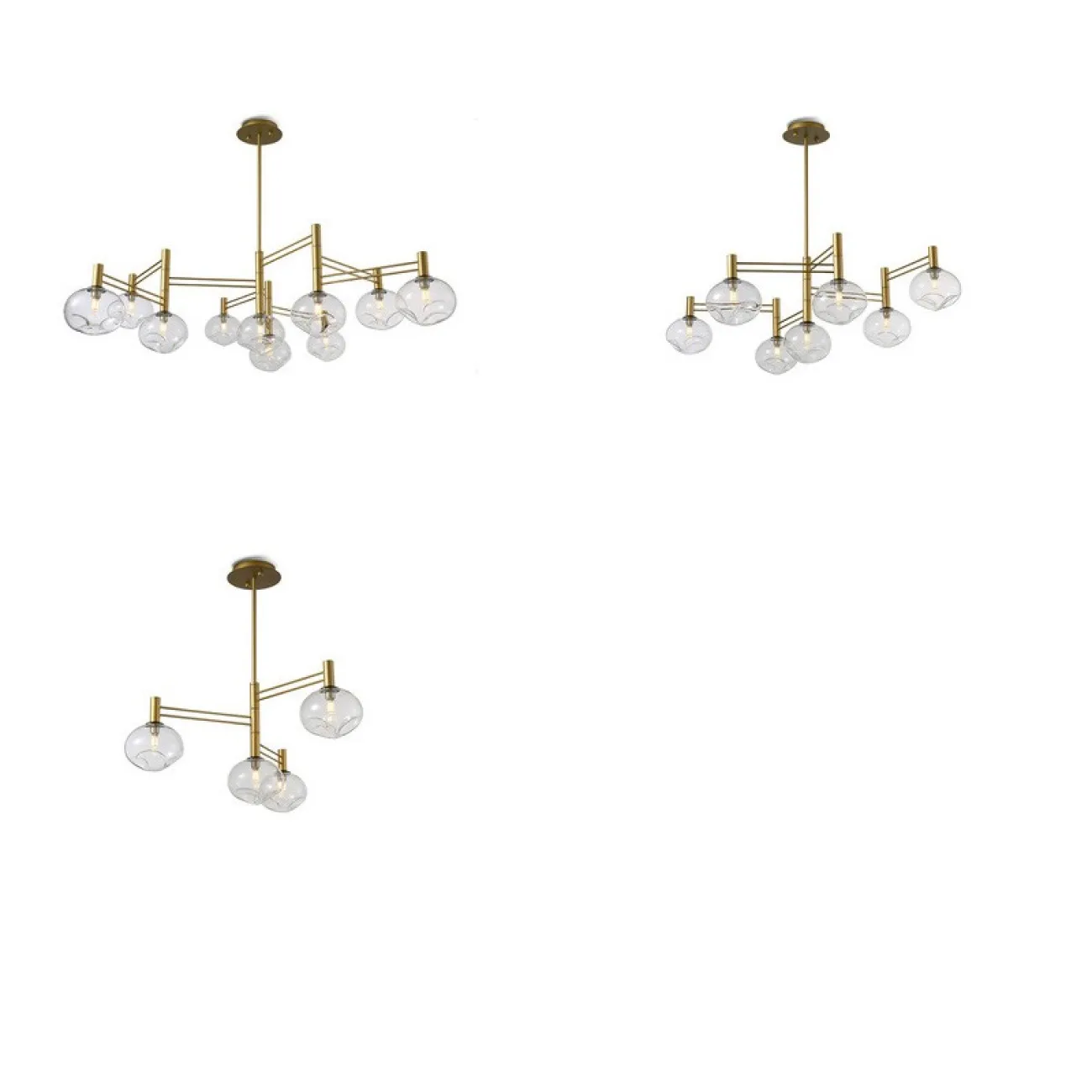 Подвесная люстра TEMPER L7 White от ImperiumLoft Подвесная люстра TEMPER L7 White от ImperiumLoft