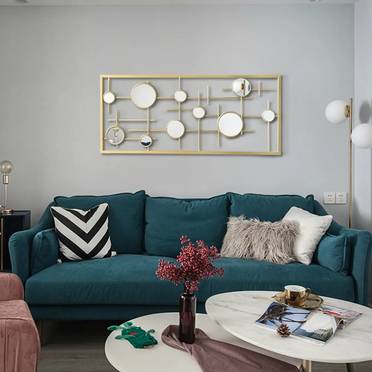 Настенный декор из зеркал LaLume-KKK00110