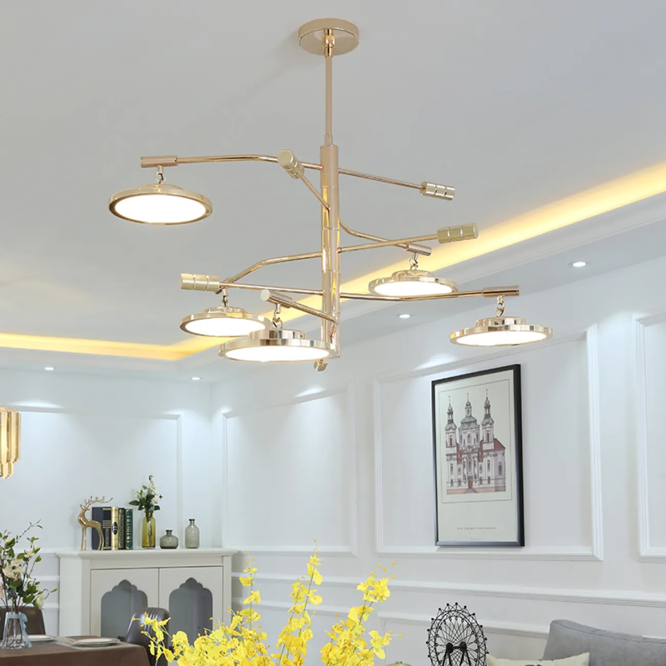 Люстра на штанге SPOTTER от ImperiumLoft