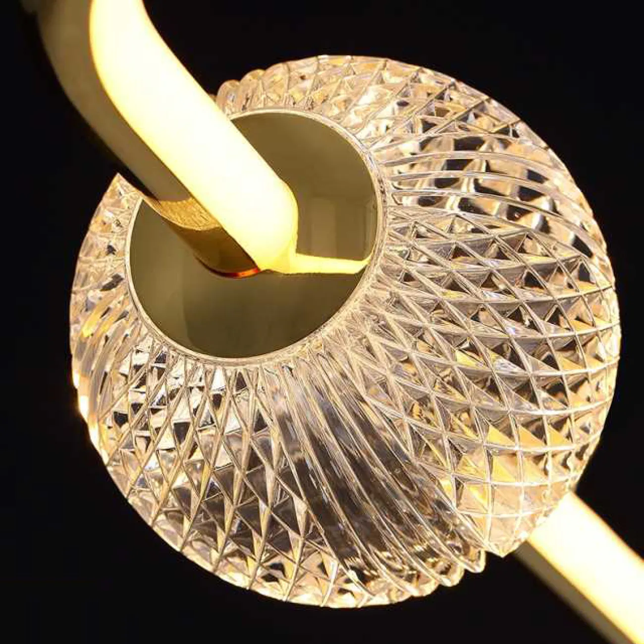 Подвесной светильник STORMS LONG Gold от ImperiumLoft