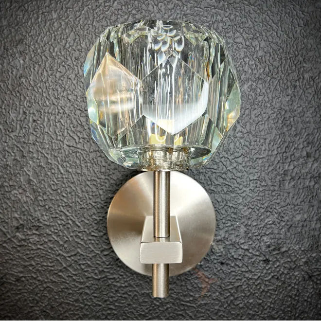 Бра RH Boule de Cristal Single Sconce Никель от ImperiumLoft