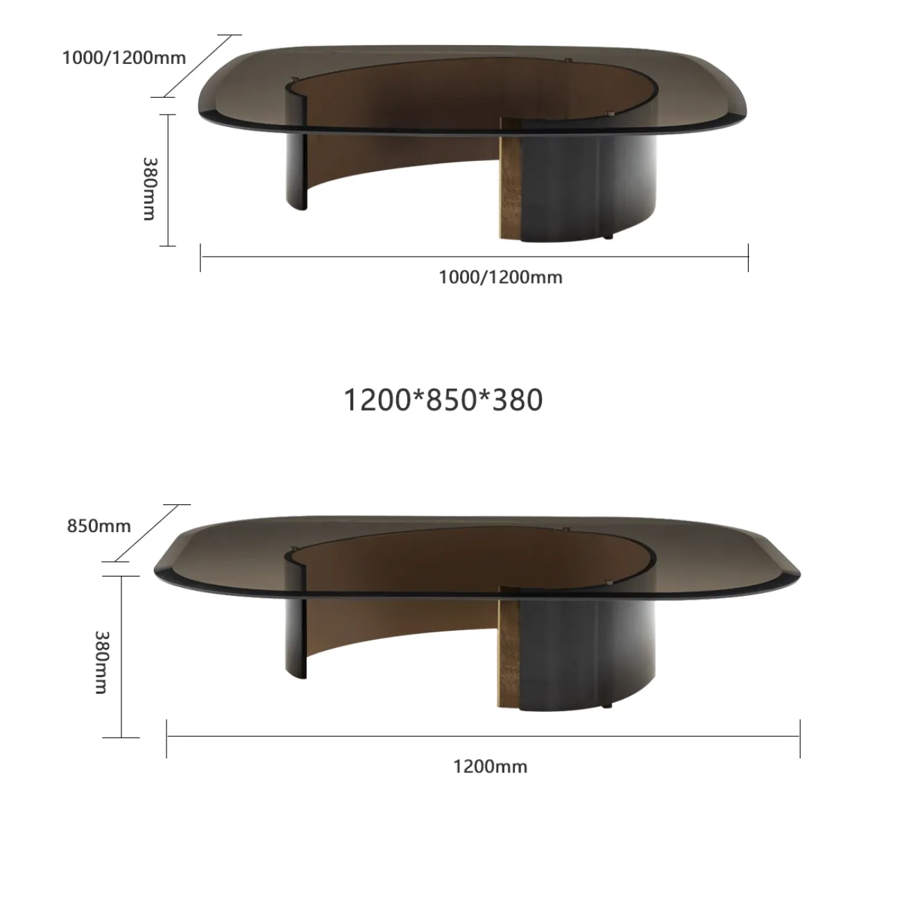 Дизайнерский журнальный столик LaLume-AP00242