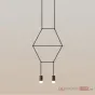 Подвесной светильник Via Wireflow Lineal Pendant Light 2 от ImperiumLoft