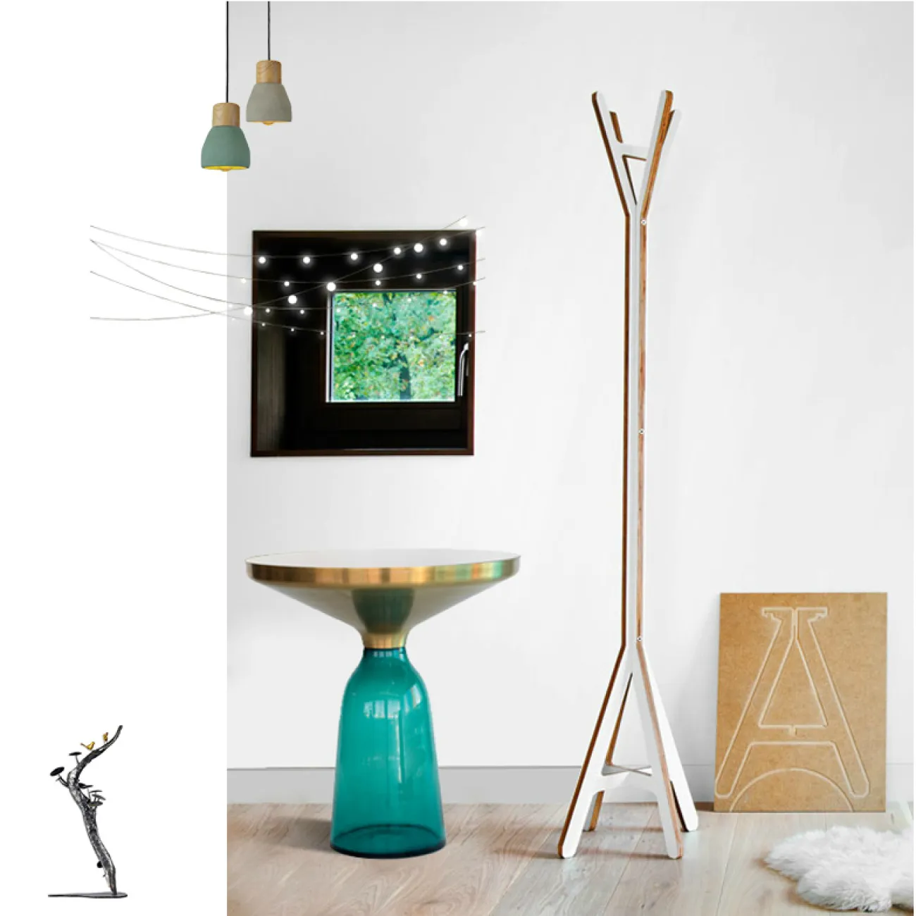 Дизайнерский журнальный столик LaLume-AP00230