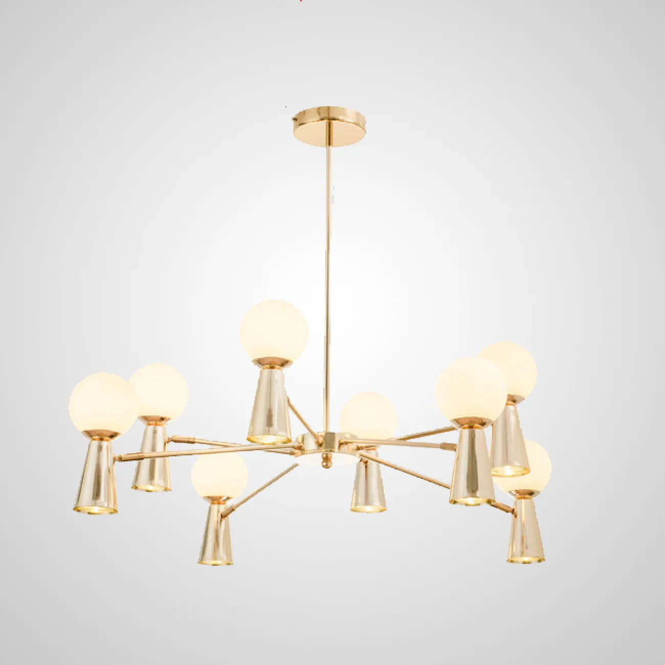 Потолочная люстра ABELINA L20 Black Amber от ImperiumLoft