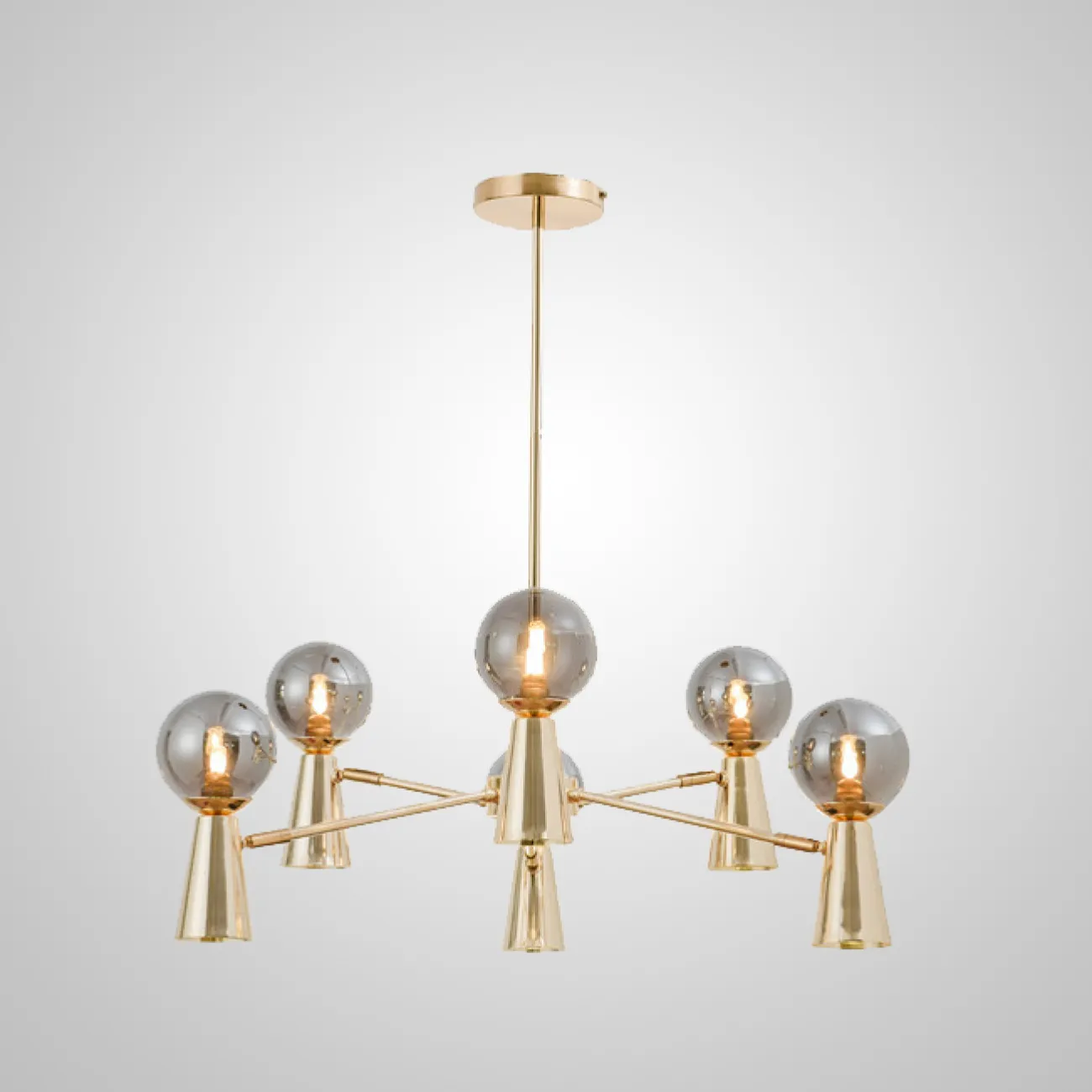 Потолочная люстра ABELINA L12 Gold White от ImperiumLoft