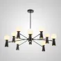 Потолочная люстра ABELINA L20 Black Grey от ImperiumLoft