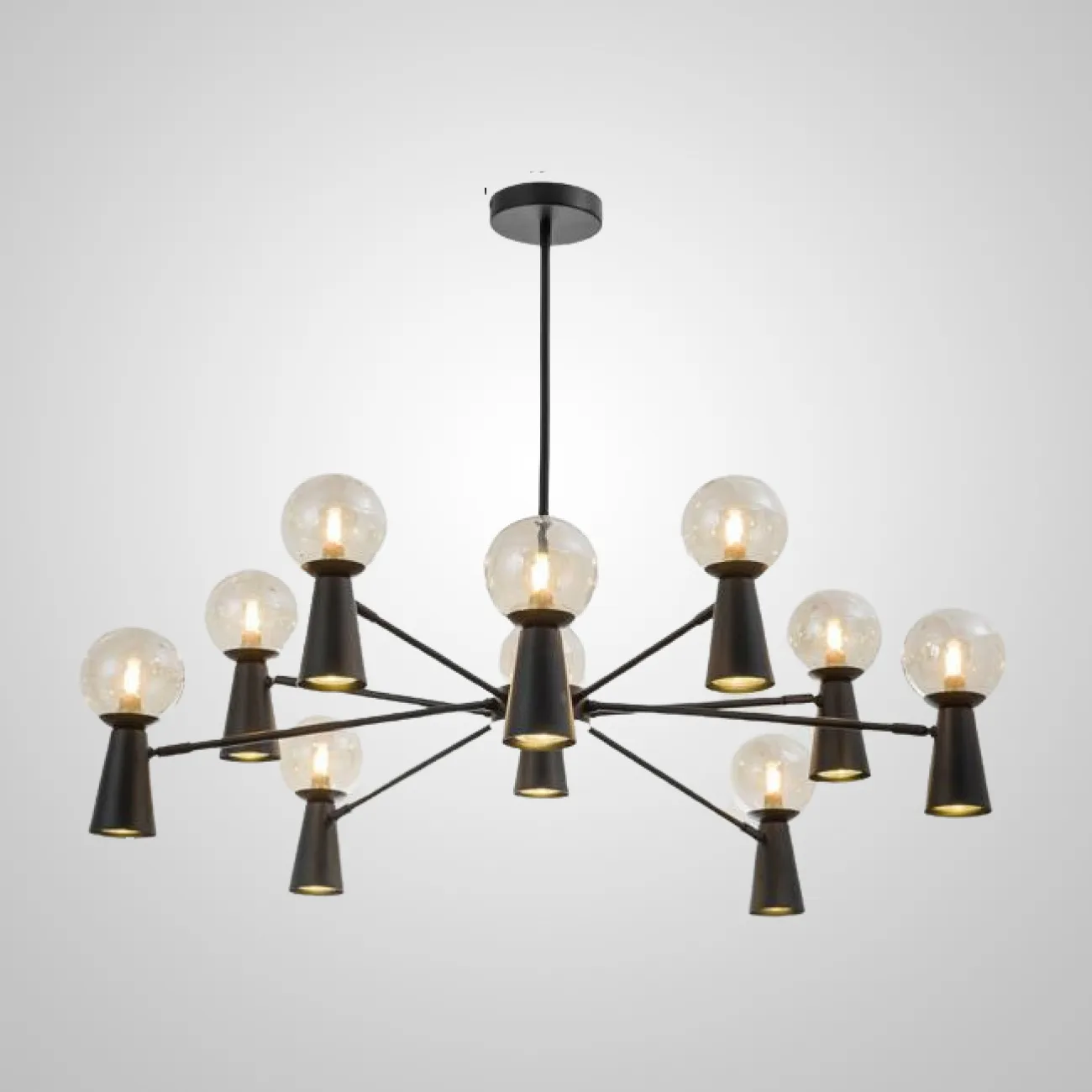 Потолочная люстра ABELINA L16 Gold Amber от ImperiumLoft