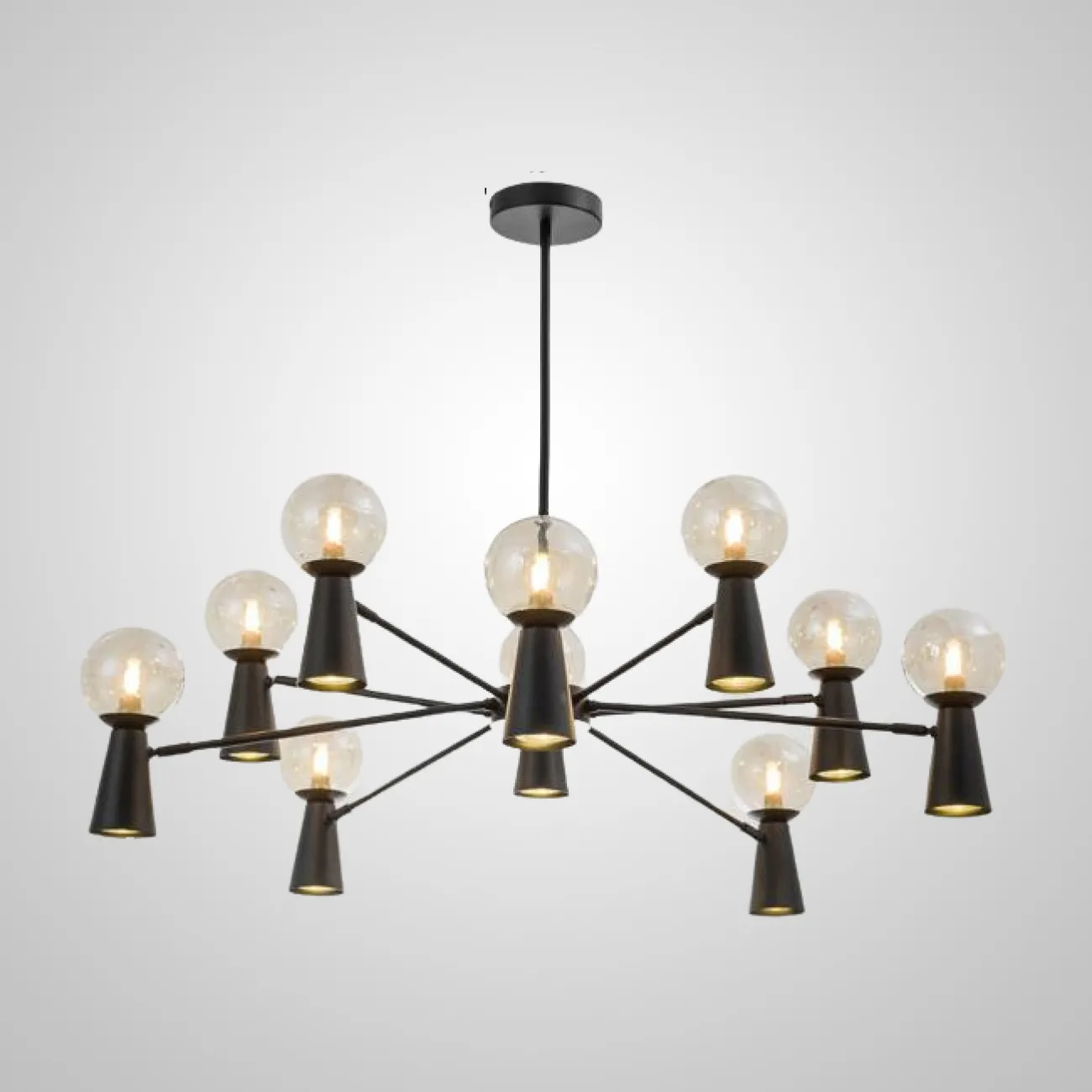 Потолочная люстра ABELINA L12 Gold White от ImperiumLoft