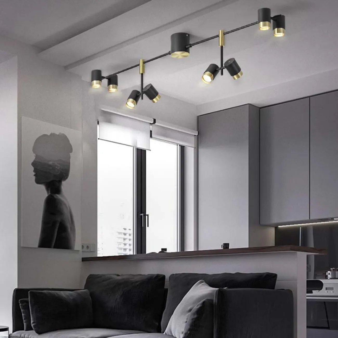 Потолочная люстра SIF L L6 от ImperiumLoft