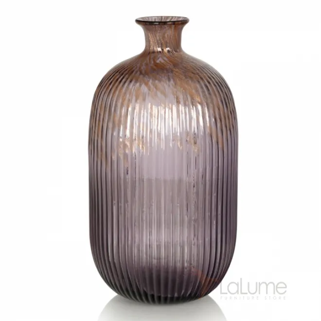 Стеклянная ваза Cellular Purple barrel