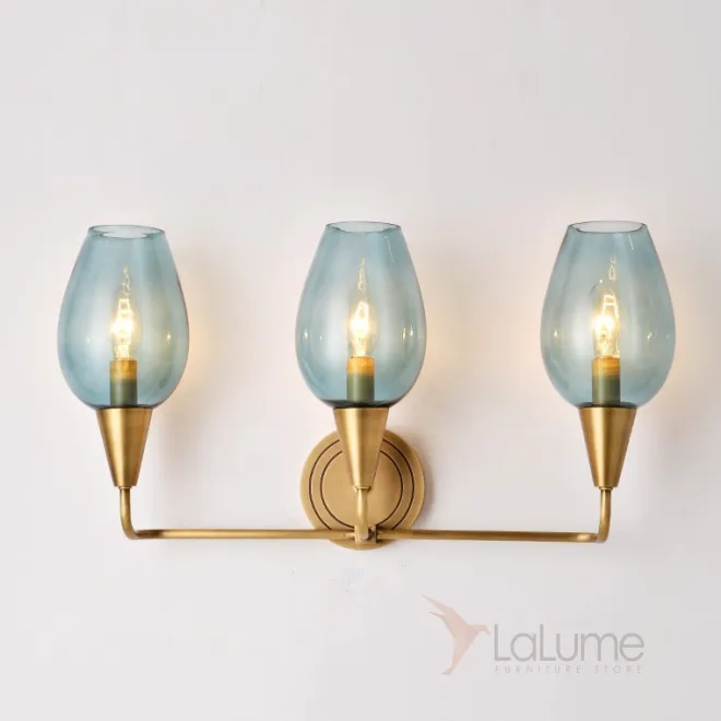 Настенный светильник VIOLA WALL 3 Blue от ImperiumLoft