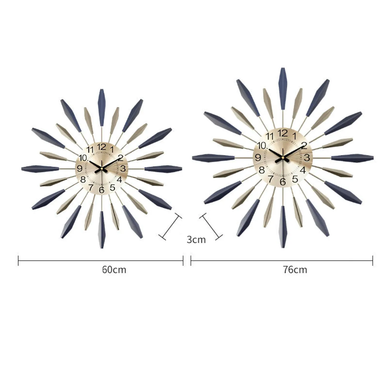 Дизайнерский настенный декор часы LaLume-KKK00287