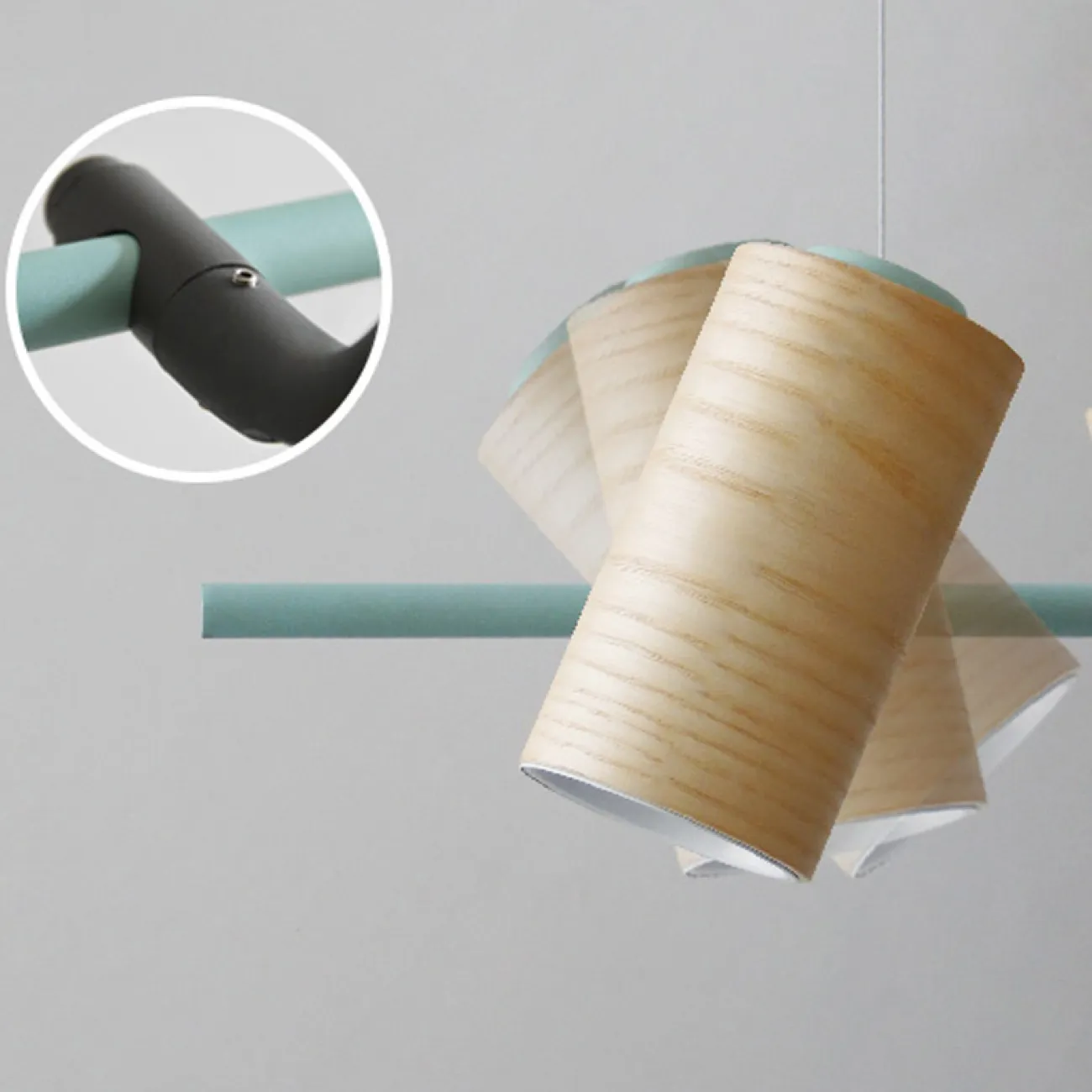 Подвесной реечный светильник BARREL от ImperiumLoft