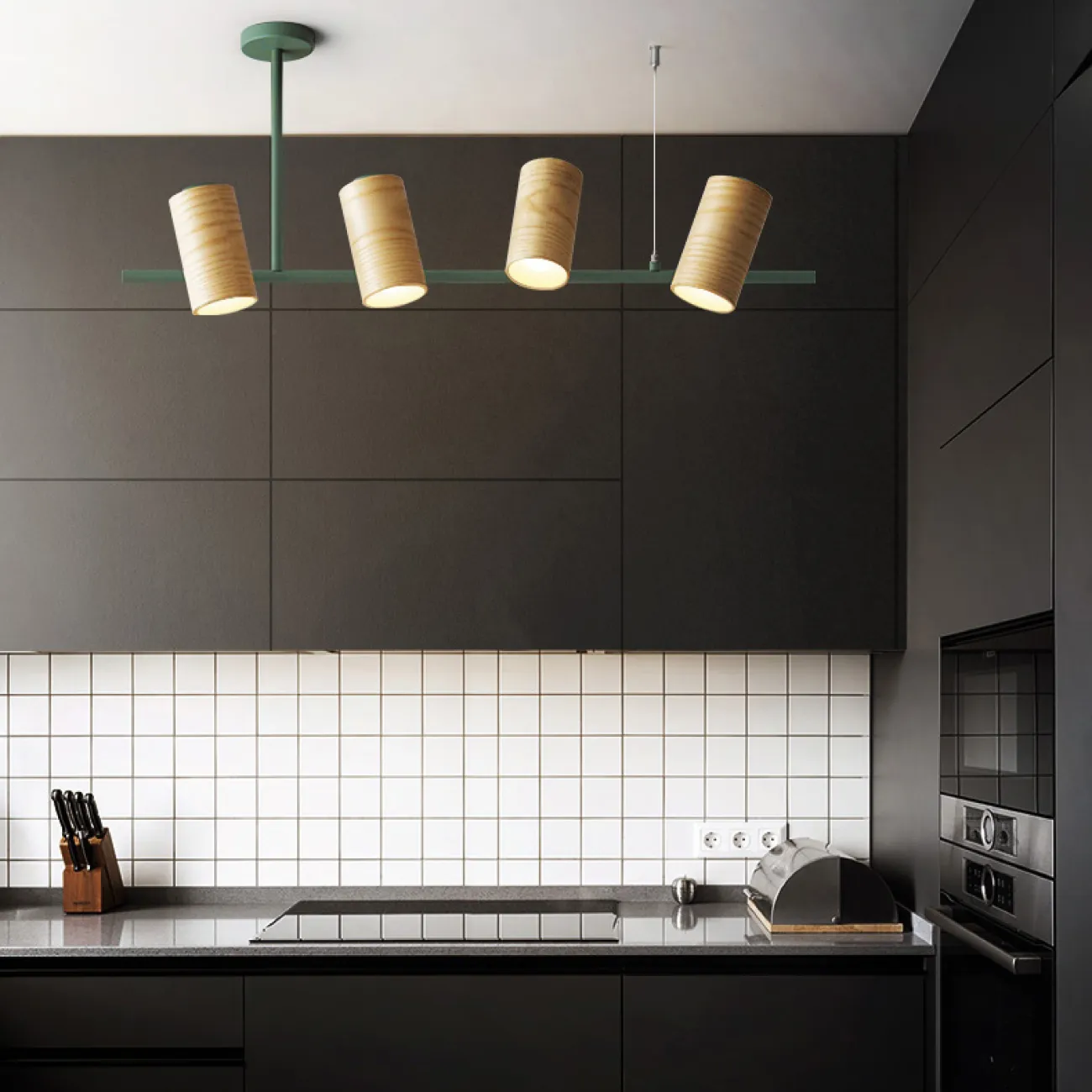 Подвесной реечный светильник BARREL от ImperiumLoft