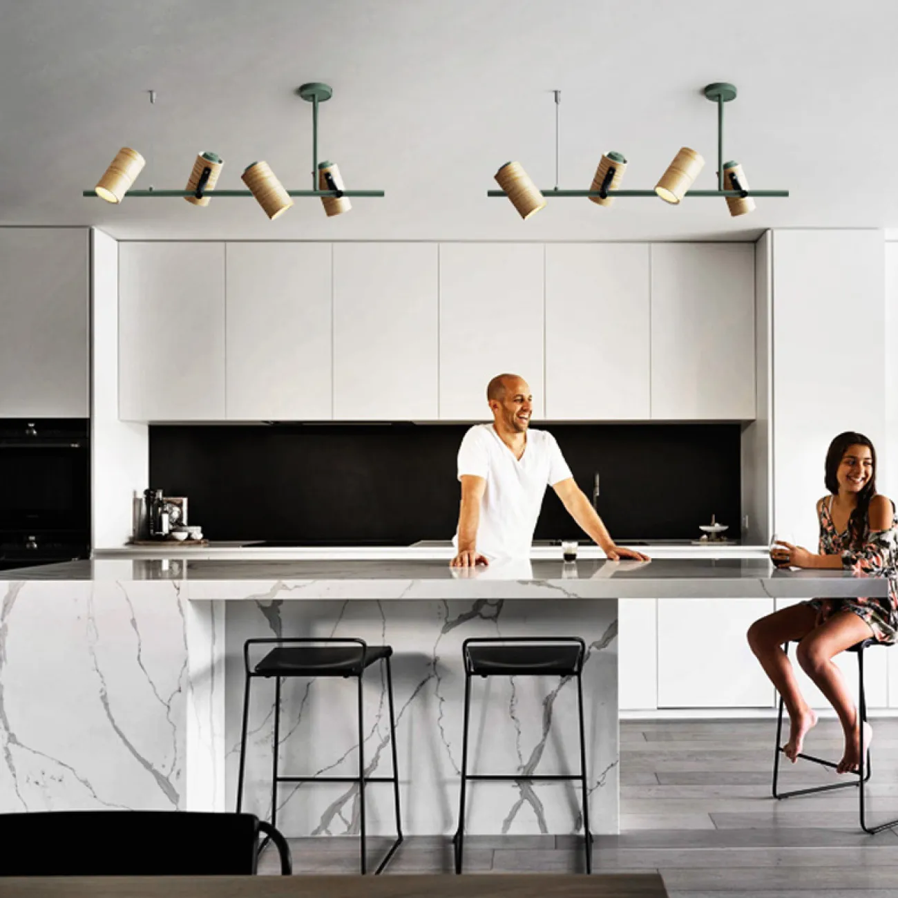 Подвесной реечный светильник BARREL от ImperiumLoft