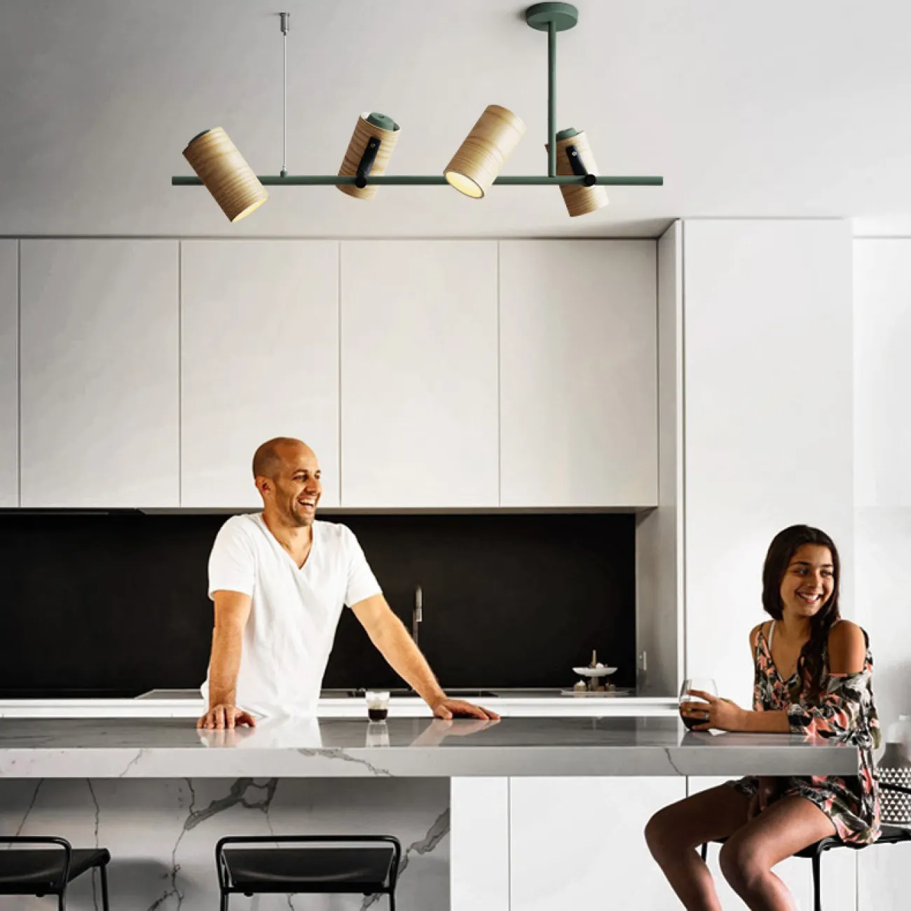 Подвесной реечный светильник BARREL от ImperiumLoft