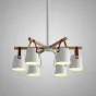 Люстра потолочная на штанге NATURA C6 white от ImperiumLoft