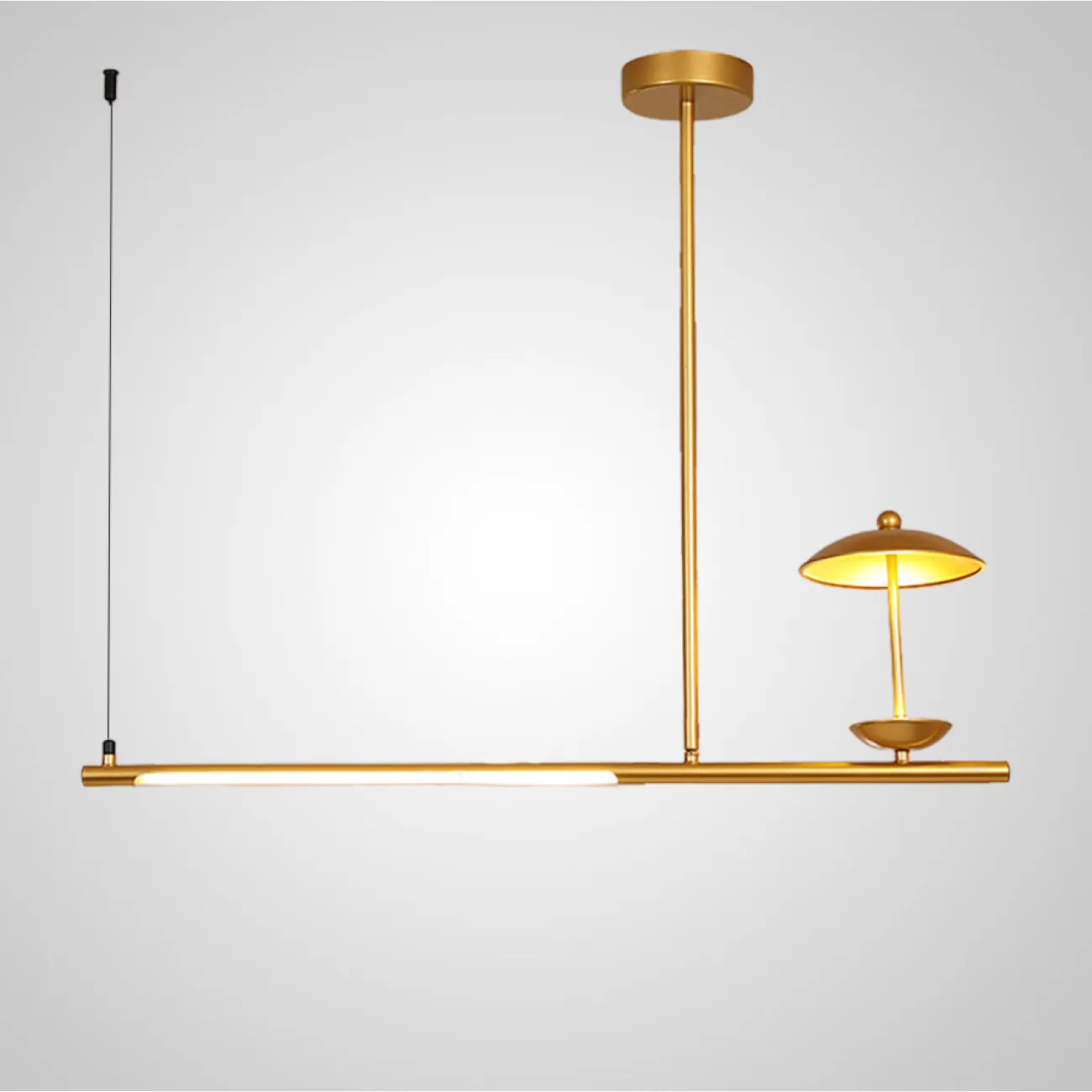 Подвесной светильник HETLEY B L2 Gold Black от ImperiumLoft