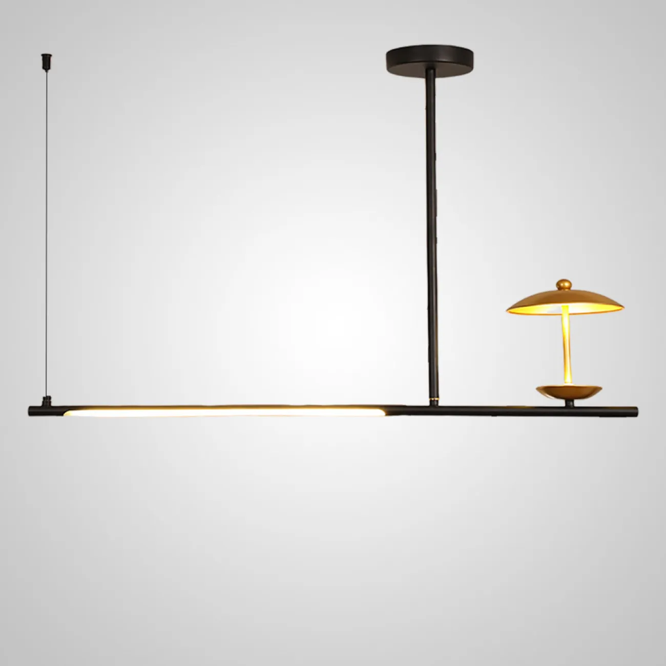 Подвесной светильник HETLEY B L3 Gold Black от ImperiumLoft