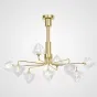 Люстра на штанге ICE 9 lamps Gold от ImperiumLoft