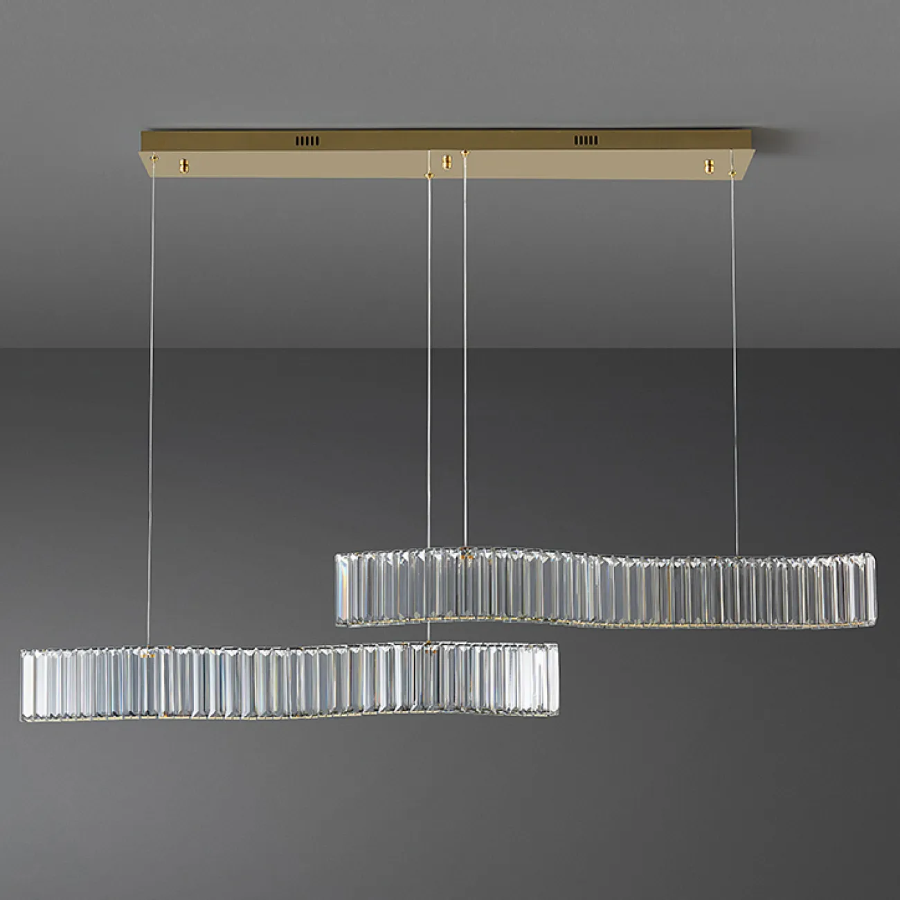 Подвесной светильник BERTOLDA LONG B Chrome от ImperiumLoft