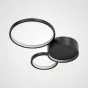 Потолочная люстра в виде колец TWINE 3 rings Black от ImperiumLoft