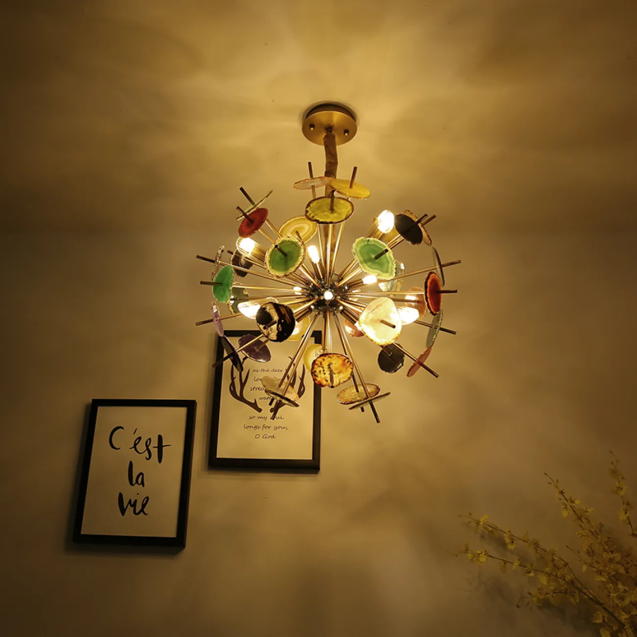 Подвесная люстра AGATE 2 D80 от ImperiumLoft