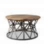 Журнальный стол Industrial Rust Barrel 80 Table от LaLume